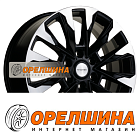 8x20  6x139,7  ET45  95,1  Khomen Wheels  KHW2010 (LC 300 Tuning)  Black-FP