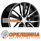 8x18  5x108  ET46  63,4  Khomen Wheels  KHW1807 (Tugella/Jaguar XF/F-Pace)  Black-FP