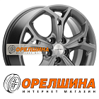 7x17  5x114,3  ET37  66,5  Khomen Wheels  KHW1702 (Jolion)  Gray