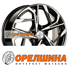 7x17  5x110  ET46  63,3  Khomen Wheels  KHW1716 (Changan CS35/CS35 Pro)  Black-FP