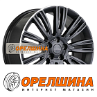 8,5x20  5x108  ET45  63,4  Khomen Wheels  KHW2004 (Velar)  Black matt MR