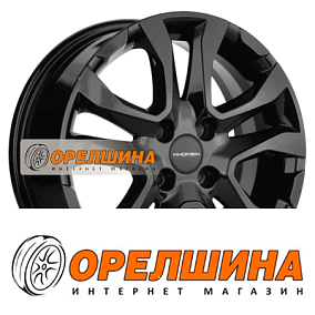 6x15  4x100  ET50  60,1  Khomen Wheels  KHW1503 (Vesta)  Black