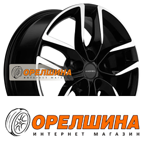 6,5x17  5x114,3  ET45  54,1  Khomen Wheels  KHW1708 (Geely Coolray)  Black-FP