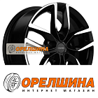 6,5x17  5x114,3  ET45  54,1  Khomen Wheels  KHW1708 (Geely Coolray)  Black-FP