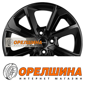 6x15  4x100  ET45  56,6  Khomen Wheels  KHW1501 (Nexia)  Black