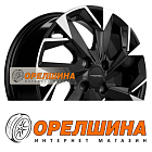 6x15  4x100  ET40  60,1  Khomen Wheels  KHW1508 (XRay)  Black-FP