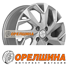6x15  4x100  ET40  60,1  Khomen Wheels  KHW1508 (XRay)  F-Silver-FP