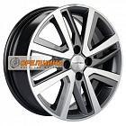 6x16  4x100  ET50  60,1  Khomen Wheels  KHW1609 (Vesta/Largus)  Gray-FP