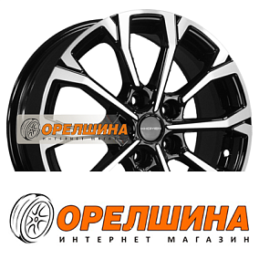 6,5x16  5x110  ET46  63,3  Khomen Wheels  KHW1605 (Changan CS35 Plus)  Black-FP