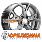 7x17  5x114,3  ET53  67,1  Khomen Wheels  KHW1702 (Ceed)  Gray