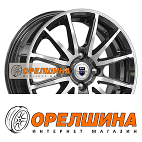 5,5x14  4x100  ET40  56,6  K&K  Квант (КС960)  Алмаз черный