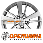 7x17  5x114,3  ET38  67,1  Khomen Wheels  KHW1704 (Outlander)  Gray-FP