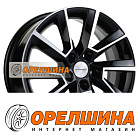 6x15  5x105  ET39  56,6  Khomen Wheels  KHW1507 (Aveo)  Black-FP