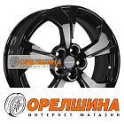 7x17  5x114,3  ET45  67,1  Khomen Wheels  KHW1724 (FAW Besturn X80)  Black