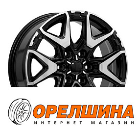 7,5x18  6x139,7  ET50  92,5  K&K  Гангут  BFP (shin)