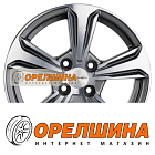 6x15  4x100  ET50  60,1  Khomen Wheels  KHW1502 (Vesta)  G-Silver-FP