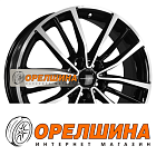 7x18  5x114,3  ET48  56,1  Khomen Wheels  KHW1812 (Forester)  Black-FP