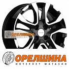 6x15  4x100  ET50  60,1  Khomen Wheels  KHW1503 (Vesta)  Black-FP