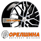 8,5x20  5x108  ET46  63,4  Khomen Wheels  KHW2005 (Tugella)  Black-FP