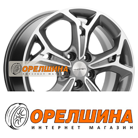 7x17  5x110  ET46  63,3  Khomen Wheels  KHW1702 (Changan CS35/CS35 Pro)  Gray-FP