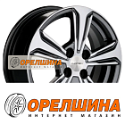 6x15  4x100  ET46  54,1  Khomen Wheels  KHW1502 (Rio/Solaris)  G-Silver-FP