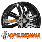 6x16  4x100  ET48  54,1  Khomen Wheels  KHW1609 (Rio II/Solaris II)  Black