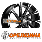 7,5x19  5x108  ET47  60,1  Khomen Wheels  KHW1901 (Chery Tiggo 8)  Black-FP