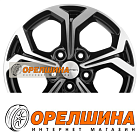 6,5x16  5x114,3  ET43  67,1  Khomen Wheels  KHW1606 (Huyndai/Kia)  Black-FP