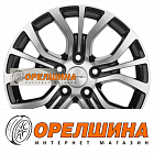 6,5x16  5x114,3  ET45  67,1  Khomen Wheels  KHW1608 (Huyndai/Mazda)  Black-FP