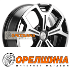6,5x17  5x112  ET50  66,6  Khomen Wheels  KHW1710(2) (Mercedes Vito)  Black-FP
