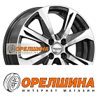 6x16  4x100  ET49  54,1  SKAD Original  KL-325 (Solaris II/Rio II)  Алмаз