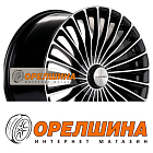 8,5x20  5x112  ET38  66,6  Khomen Wheels  KHW2008 (Mercedes Front)  Black-FP