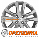 6x15  4x100  ET46  54,1  Khomen Wheels  KHW1503 (Rio/Solaris)  F-Silver