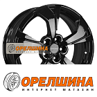 7x17  5x114,3  ET45  67,1  Khomen Wheels  KHW1724 (FAW Besturn X80)  Black