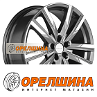 7,5x19  5x100  ET28  57,1  Khomen Wheels  KHW1905 (FAW Bestune T77)  Gray-FP