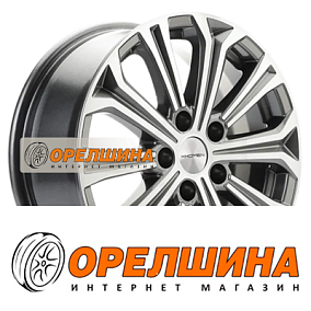 6,5x16  5x108  ET45  60,1  Khomen Wheels  KHW1610 (Chery Tiggo 3/Tiggo 3 Pro)  Gray-FP