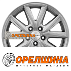 7x17  5x114,3  ET39  60,1  Khomen Wheels  KHW1706 (RAV4)  G-Silver