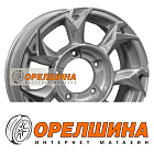 5,5x15  5x139,7  ET5  108,1  Khomen Wheels  KHW1505 (Jimny)  F-Silver-FP