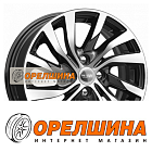 6x15  4x100  ET50  60,1  K&K  Lada Vesta (КС882)  Алмаз черный