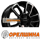 5,5x14  4x100  ET43  67,1  Khomen Wheels  KHW1406 (Solaris/Logan/Rio)  Black-FP