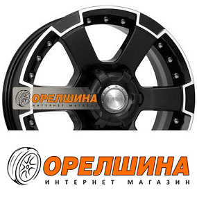 7x16  6x139,7  ET30  106,1  K&K  M56 (КС593)  Алмаз черный