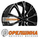 8x20  5x108  ET46  63,4  Khomen Wheels  KHW2018 (Geely Monjaro/Tugella)  Black-FP
