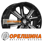 6x15  4x100  ET40  60,1  Khomen Wheels  KHW1501 (Logan/Sandero/Xray)  Black
