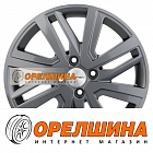 6x16  4x100  ET46  54,1  Khomen Wheels  KHW1609 (Rio II/Solaris II)  Gray