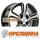 6x15  4x100  ET45  56,6  Khomen Wheels  KHW1502 (Nexia)  Black-FP