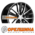 8x18  5x114,3  ET45  67,1  Khomen Wheels  KHW1807 (Mazda CX-9)  Black-FP