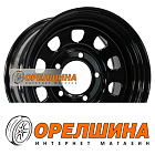 9x17  5x165,1  ET0  121  ZEPP 4х4  Dodge Ram 2500/3500, Hummer H1/H2 Semicircle  Gloss Black