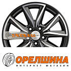 7x17  5x108  ET50  63,35  Khomen Wheels  KHW1706 (Ford C-Max)  Black-FP