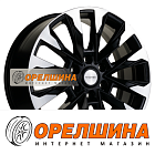 8x20  6x139,7  ET45  95,1  Khomen Wheels  KHW2010 (LC 300 Tuning)  Black-FP