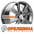 6x15  4x98  ET36  58,6  Khomen Wheels  KHW1501 (Lada Granta)  Gray